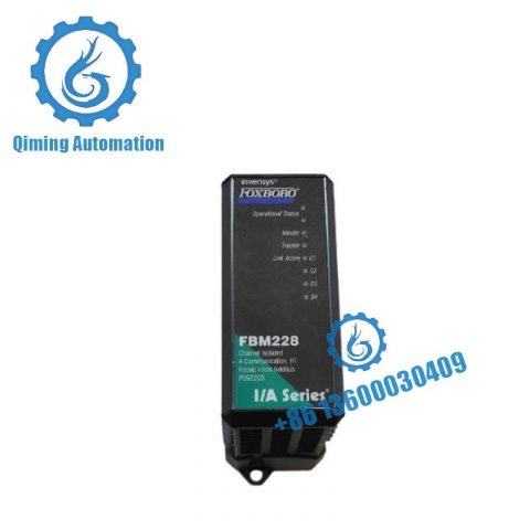 Foxboro FBM228 Channel Isolated H1 Foundation Fieldbus Module
